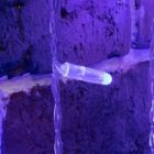 Гирлянда светодиодная Дождь 2x6m 768LED 230V синий постоянное свечение, прозрачный провод IP65 изображение 3