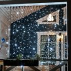 Гирлянда Светодиодный Дождь 2x3м 760LED белый IP44 эффект мерцания, черный провод, 230В изображение 4