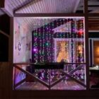 Гирлянда Светодиодный Дождь 2x3м 448LED мульти IP44 постоянное свечение, прозрачный провод, 230В изображение 3