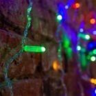Гирлянда Светодиодный Дождь 2x3м 448LED мульти IP44 постоянное свечение, прозрачный провод, 230В изображение 7