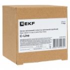 Лючок напольный EKF C-Line 2 под один механизм 45х45 (2 модуля) с напольной коробкой IP44 серый изображение 10