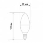 Лампа светодиодная свеча Rexant CN 11,5W 220V 4000K E27 1093Lm холодный свет изображение 5