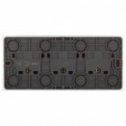 Накладная розетка ЭРА Эксперт 3х2P+E Schuko 16A-250В IP20 слоновая кость 11-2208-02 (бежевый) изображение 2