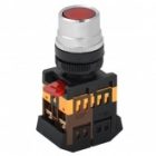 Кнопка Generica ABLF-22 красный d22мм неон/240В 1НО+1НЗ изображение 2
