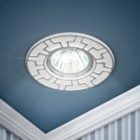 Светильник встраиваемый ЭРА ST5 CH/WH штампованный MR16,12V/220V, 50W белый/хром (5056183726478) изображение 2