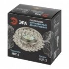 Светильник ЭРА декор Круглый с мелкими хрусталиками DK16 CH/WH хром/прозрачный (5055398625804) изображение 9