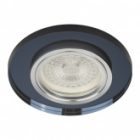 Светильник ЭРА декор стекло круглое DK7 CH/BK MR16 12V/220V 50W хром/черный (5055398625781) изображение 3
