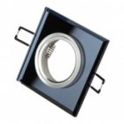 Светильник ЭРА декор стекло квадрат DK8 CH/BK MR16 12V/220V 50W хром/черный (5055398625774) изображение 7
