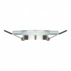 Светильник ЭРА декор стекло квадрат DK8 CH/WH MR16 12V/220V 50W хром/зеркальный (5055398625422) изображение 5