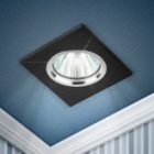 Светильник ЭРА KL57 SL/BK литой алюминевый MR16 12V/220V 50W серебро/черный (5055398672624) изображение 2