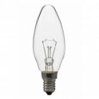 Лампа накаливания свеча ДС 40W 230V E14 прозрачная (8109001) изображение 2