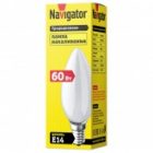 Лампа накаливания свеча Navigator 94 309 NI-B-60-230-E14-FR 60W 230V матовая изображение 2