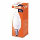 Лампа накаливания свеча Osram Classic B FR 60W E27 матовая изображение 2