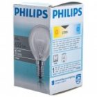 Лампа накаливания шарик Philips Standart P45 CL 60W 230V E14 изображение 2