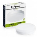 Лампа светодиодная таблетка Feron LB-454 15W 4000K 220V GX53 холодный свет изображение 2