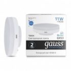 Лампа светодиодная таблетка Gauss Elementary 11W 6500K 230V GX53 850lm дневной свет изображение 2