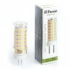 Лампа светодиодная Feron LB-434 9W 4000K 220V G4 холодный свет изображение 2