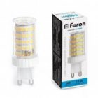 Лампа светодиодная капсула Feron LB-435 11W 6400K 230V G9 керамика дневной свет изображение 2