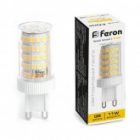 Лампа светодиодная капсула Feron LB-435 11W 2700K 230V G9 керамика теплый свет изображение 2