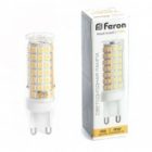 Лампа светодиодная капсула Feron LB-434 9W 2700K 230V G9 керамика теплый свет изображение 2
