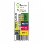 Лампа светодиодная капсула Foton FL-LED G9-SMD 6W 3000K 220V G9 420lm 16х50mm тепло-белый свет изображение 2