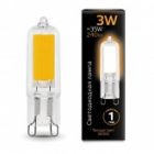 Лампа светодиодная капсула Gauss Elementary AC220-240V 3W 3000K 220V G9 180Lm пластик тепло-белый св изображение 2