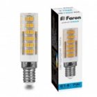 Лампа светодиодная Feron T16 LB-433 7W 6400K 230V E14 холодный свет d16x65mm изображение 2
