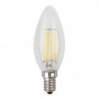 Лампа филаментная светодиодная свеча ЭРА F-LED B35 7W 827 2700K E14 прозрачная изображение 3