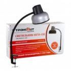Светильник настольный Бета-СШ НДБ37-60-175 под лампу ЛОН/LED max 60W, 220V Е27, на струбцине серебро изображение 2