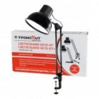 Светильник настольный Бета-КУ НДБ37-60-171 под лампу ЛОН/LED max 60W, 220V Е27, на струбцине, черный изображение 2