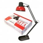 Светильник настольный Бета К+ ННБ37-60-160 под лампу ЛОН/LED max 60W 220V Е27, на подставке, красный изображение 2