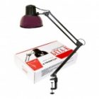 Светильник настольный Бета-К НДБ37-60-159 под лампу ЛОН/LED, max 60W 220V Е27, струбцина, фиолетовый изображение 2