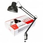 Светильник настольный Бета-К НДБ37-60-159 под лампу ЛОН/LED, max 60W 220V Е27, на струбцине, черный изображение 2