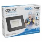 Прожектор светодиодный Gauss Elementary 50W 6500K 4500lm IP65 черный изображение 3