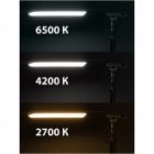 Светильник светодиодный на струбцине TDM СН-10 8W 2700-6500K телескопический DIM, USB черный изображение 2