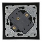 Розетка двойная с заземляющим контактом, со шторками Экопласт LK60, черный бархат изображение 2