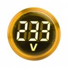 Индикатор значения напряжения EKF PROxima ED16-22VD 70-500В АС IP54 желтый изображение 2