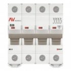 Выключатель автоматический EKF AVERES AV-6 20A (B) 4P трехфазный 6kA изображение 4