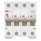 Выключатель автоматический EKF AVERES AV-6 25A (B) 4P трехфазный 6kA изображение 4