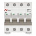 Выключатель автоматический EKF AVERES AV-6 4A (C) 4P трехфазный 6kA изображение 3