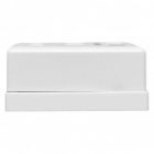 Розетка настенная на два разъема EKF TERACOM RJ45 cat.6 неэкранированная Dual IDC белая изображение 4