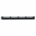Патч-панель EKF Teracom 19'' Cat.5E 1U неэкранированная UTP 24 порта RJ-45 110 IDC изображение 2