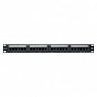 Патч-панель EKF Teracom 19'' Cat.5E 1U неэкранированная UTP 24 порта RJ-45 110 IDC с органайзером изображение 2
