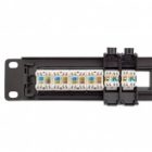 Патч-панель модульная EKF Teracom PRO 19'' 1U неэкранированная 24 порта с органайзером (пустая) изображение 5