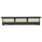 Патч-панель EKF Teracom PRO 19'' Cat.5E 1U полный экран STP 24 порта RJ-45 Dual IDC с органайзером изображение 5