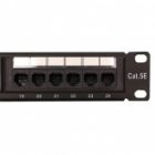 Патч-панель EKF Teracom PRO 19'' Cat.5E 1U неэкранированная UTP 24 порта RJ-45 Dual IDC изображение 5