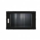 Шкаф настенный EKF 19 TERACOM PRO 6U 600х450 мм дверь стеклянная с замком-ручкой черный изображение 2
