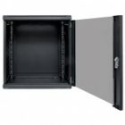 Шкаф настенный EKF 19 TERACOM PRO 12U 600х450 мм дверь стеклянная с замком-ручкой черный изображение 4