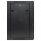 Шкаф настенный EKF 19 TERACOM PRO 12U 600х450 мм дверь стеклянная с замком-ручкой черный изображение 7
