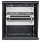 Шкаф настенный EKF 19 TERACOM PRO 12U 600х450 мм дверь стеклянная с замком-ручкой черный изображение 15